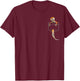 Funny Leopard Gecko Art Women Boys Girls Gecko Lover T-Shirt - T-Shirt | Maroon