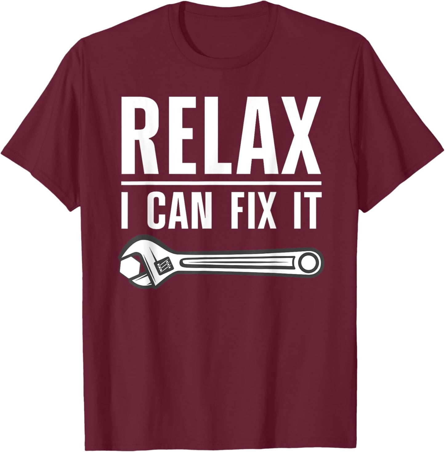 Funny Handyman Design Women Handyman Repair Tools T-Shirt - T-Shirt | Maroon