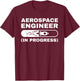 Cool Aerospace Engineer Women Aeronautical Engineer T-Shirt - T-Shirt | Maroon