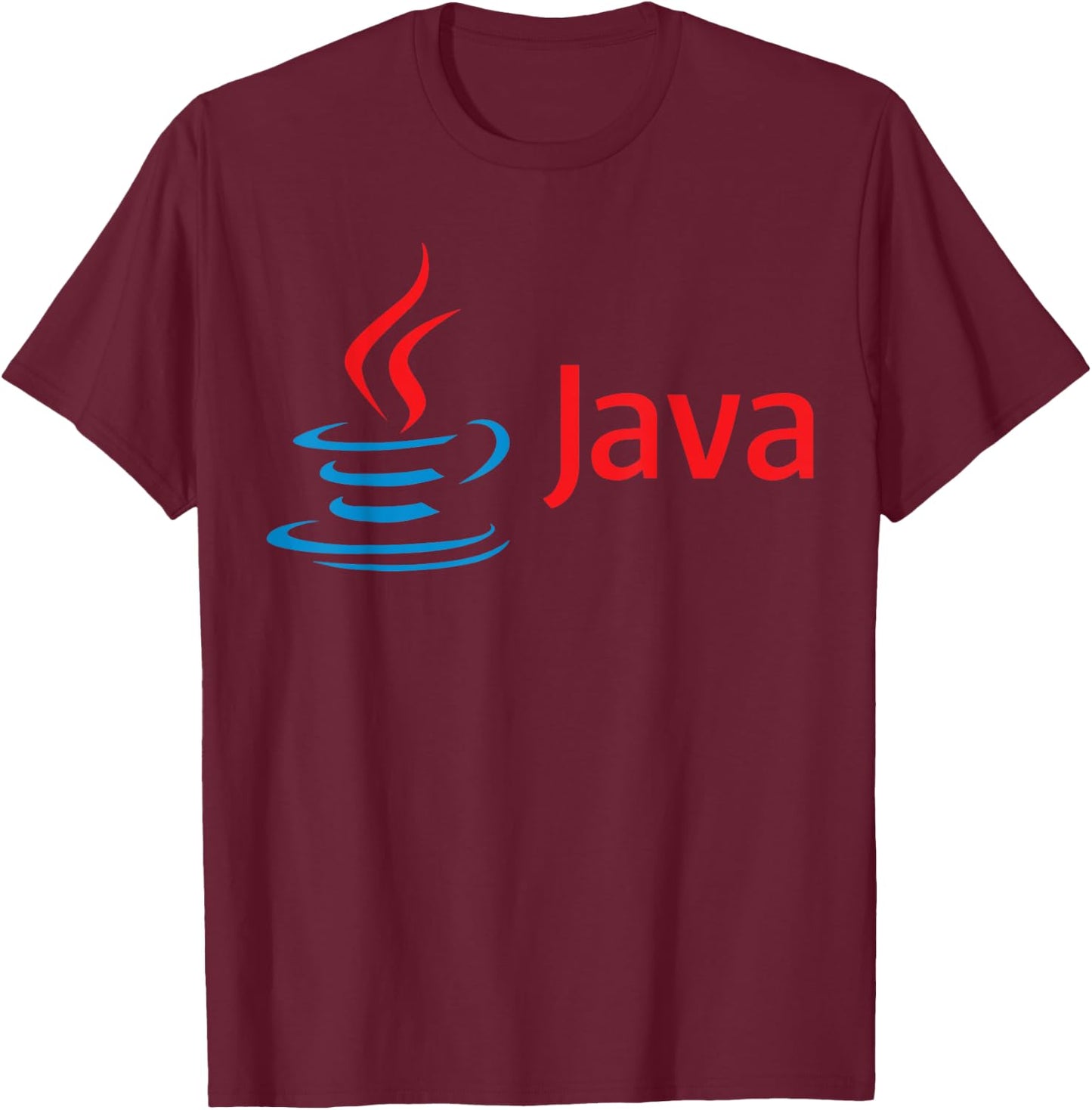 Nerdy Java Computer Programmer Program Math Teacher Geek Women Girls Kids T-Shirt - T-Shirt | Maroon