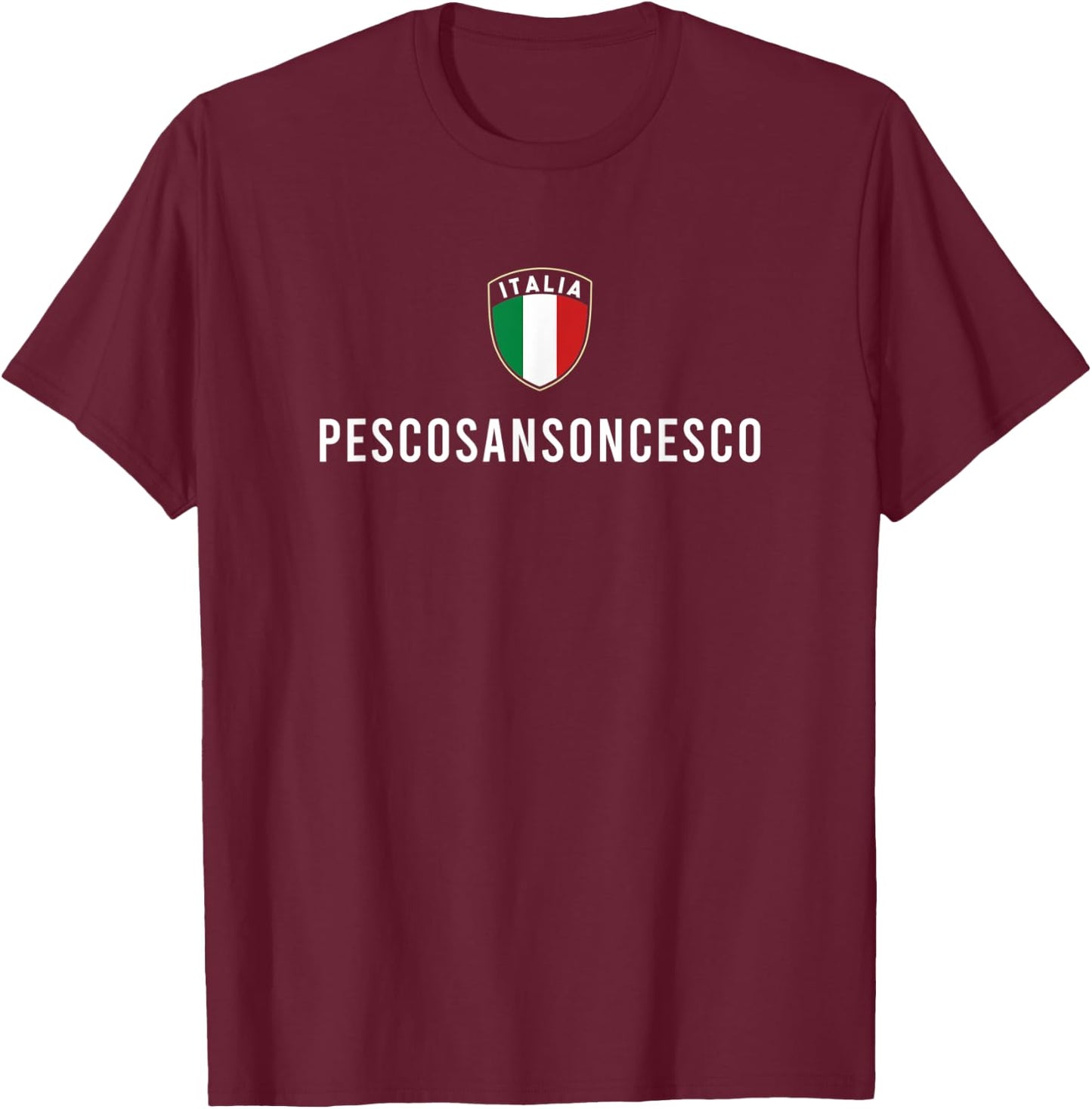 Pescosansonesco T-Shirt - T-Shirt | Maroon