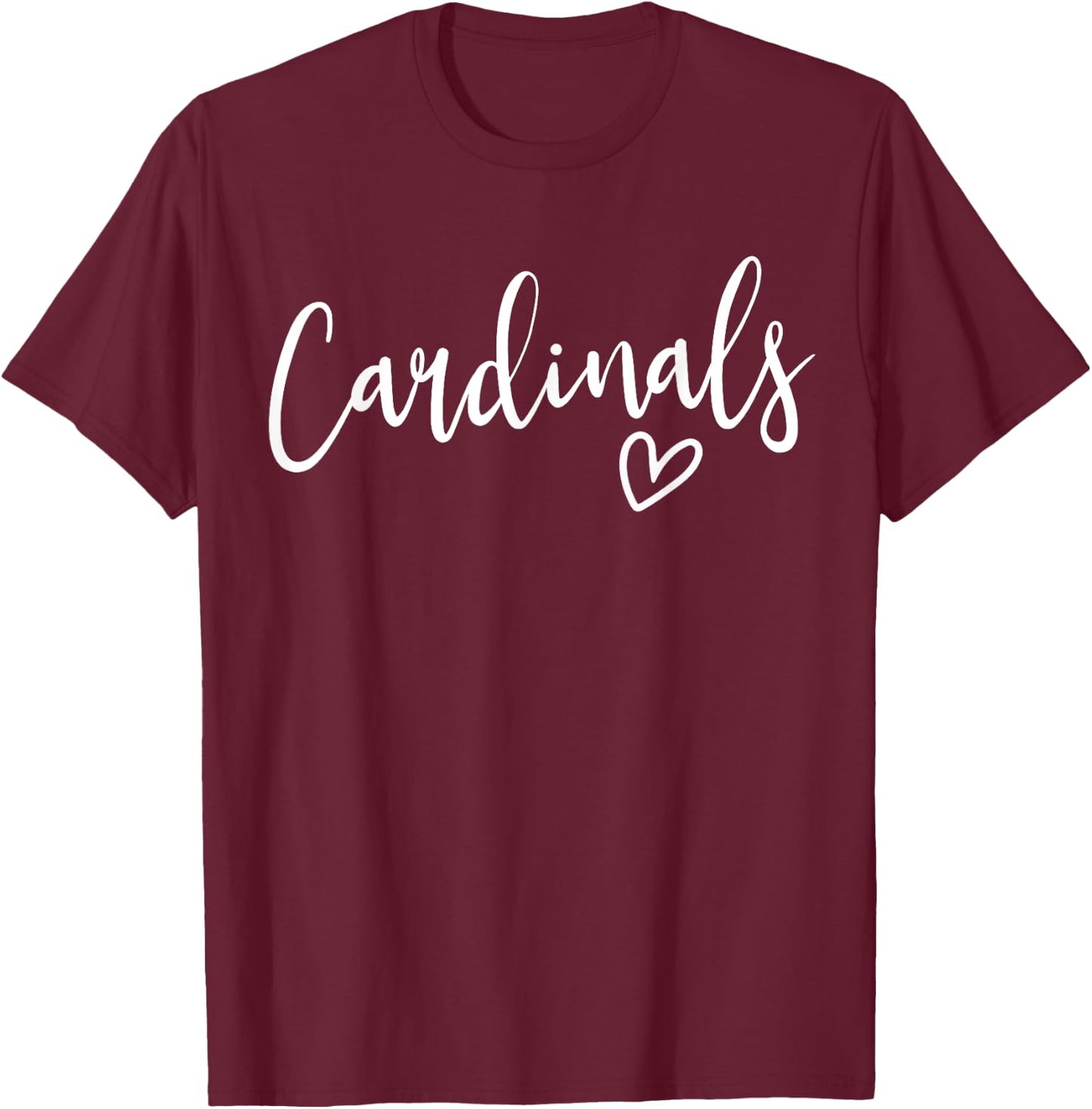 Cardinals School Cardinals Sports Team Women's Cardinals T-Shirt - T-Shirt | Maroon