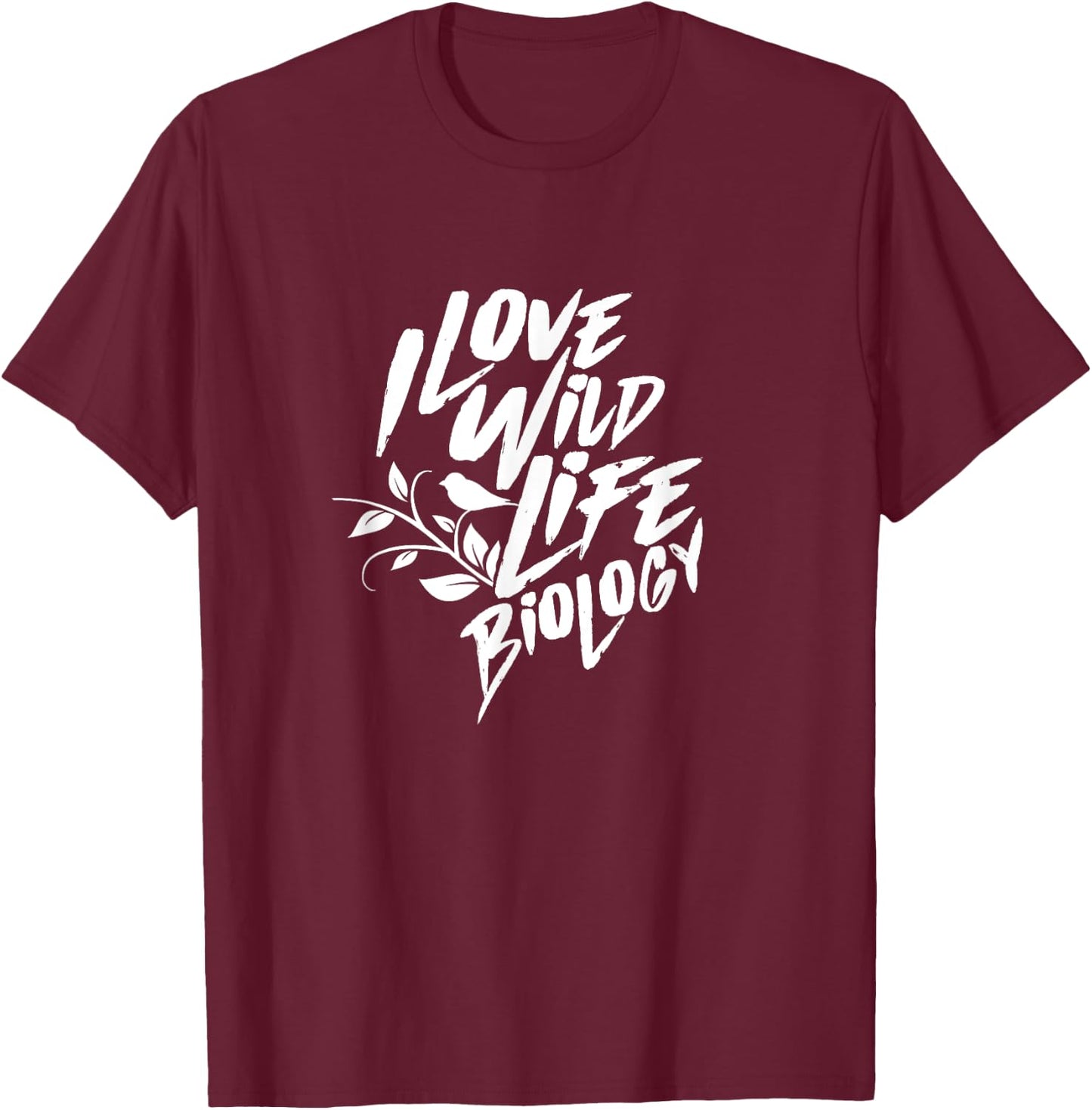 Wildlife biology Biologist Job Biologists T-Shirt - T-Shirt | Maroon