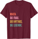 Funny German First Name Design - Miata T-Shirt - T-Shirt | Maroon
