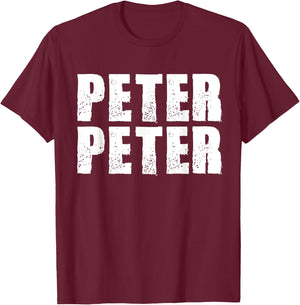 Peter Pumpkin Eater Halloween Matching Couples Costume T-Shirt - T-Shirt | Maroon
