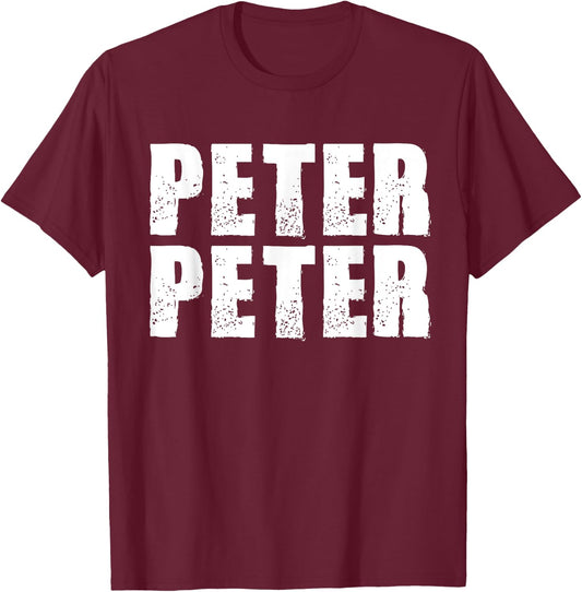 Peter Pumpkin Eater Halloween Matching Couples Costume T-Shirt - T-Shirt | Maroon