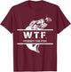 W.T.F. Where's The Fish, Who Like Fishing Women T-Shirt - T-Shirt | Maroon