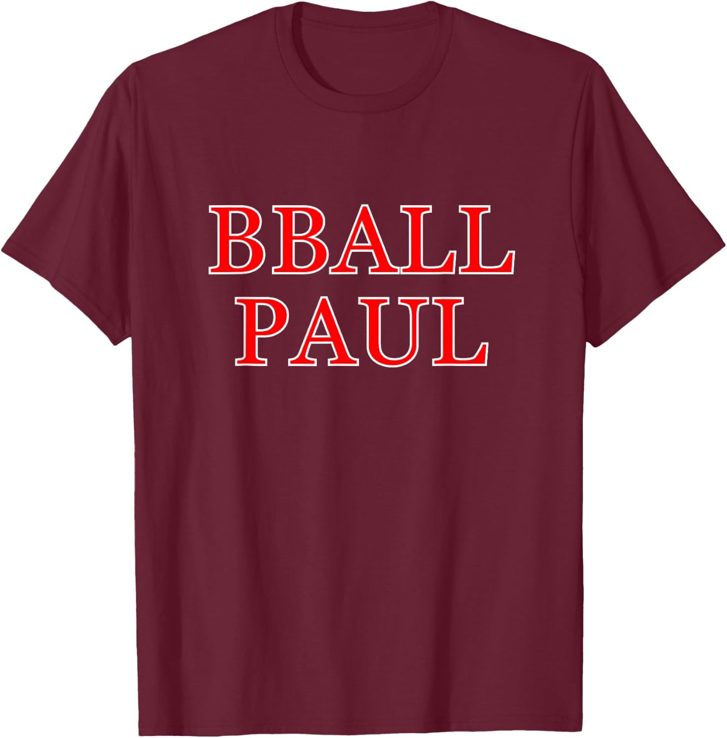 Bball Paul T-Shirt - T-Shirt | Maroon