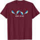 Flippin' the Bird T-Shirt - T-Shirt | Maroon