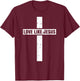 Love Like Jesus Cross Jesus Christian Faiths T-Shirt - T-Shirt | Maroon