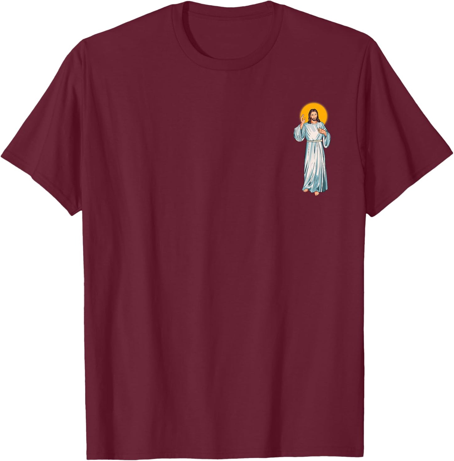 Divine Mercy of JESUS CHRIST T-Shirt - T-Shirt | Maroon