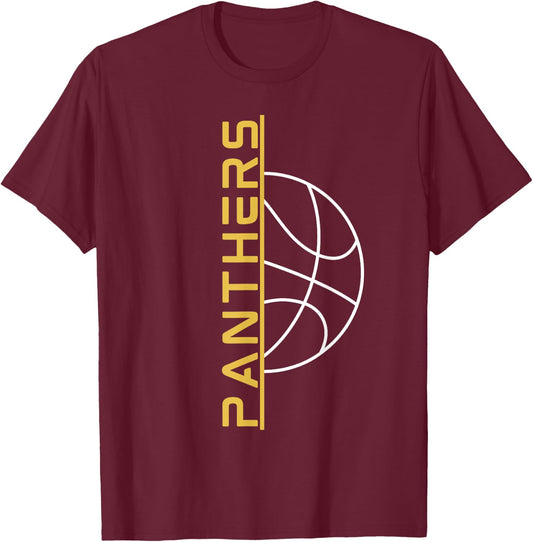 Panthers Basketball T-Shirt - T-Shirt | Maroon