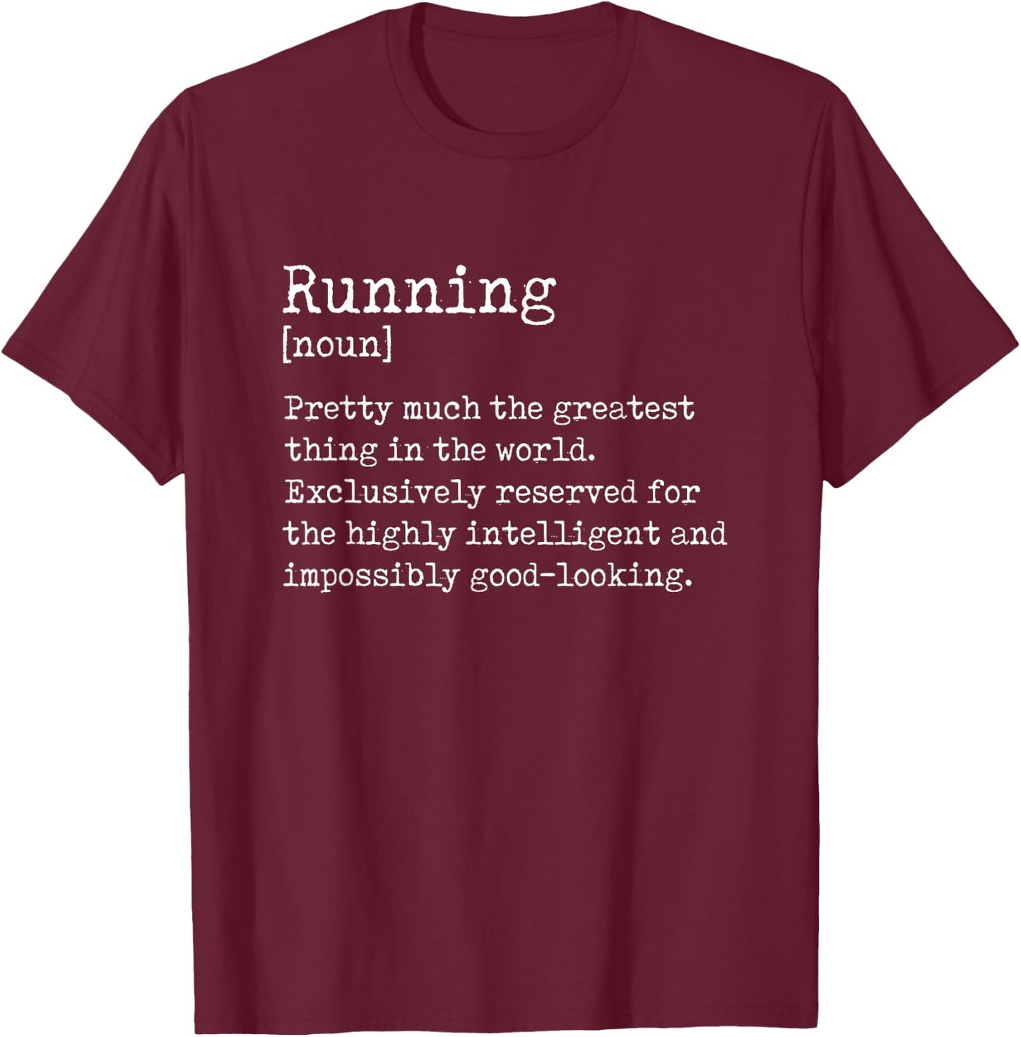 Definition Runner Graphic Running Jogger Sports Athlete T-Shirt - T-Shirt | Maroon