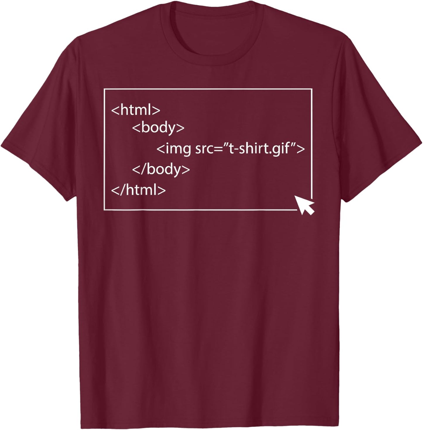 Website Programmer Funny Web Developer Web Designer T-Shirt - T-Shirt | Maroon