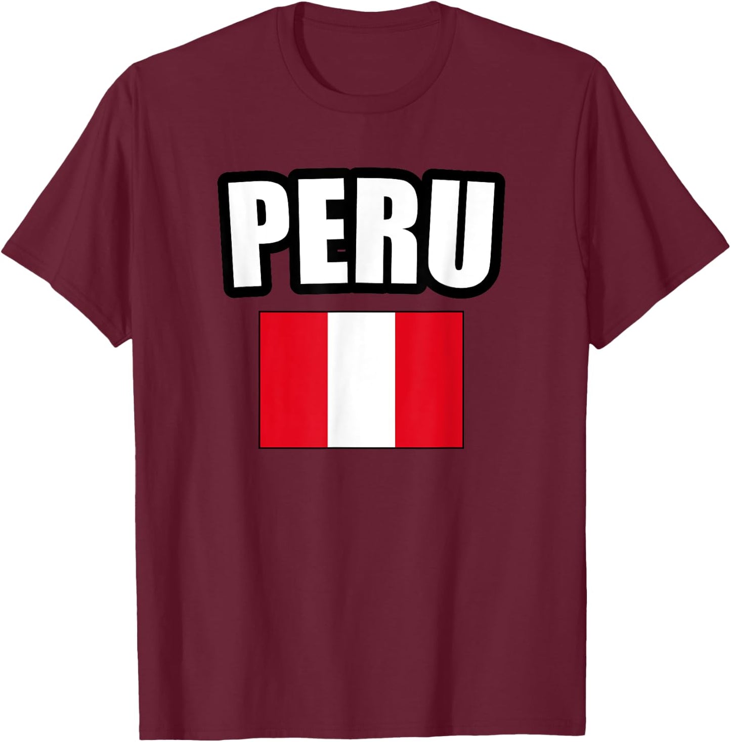 Peru T-Shirt - T-Shirt | Maroon