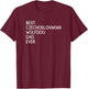 Best Czechoslovakian Wolfdog Dad Ever T-Shirt - T-Shirt | Maroon