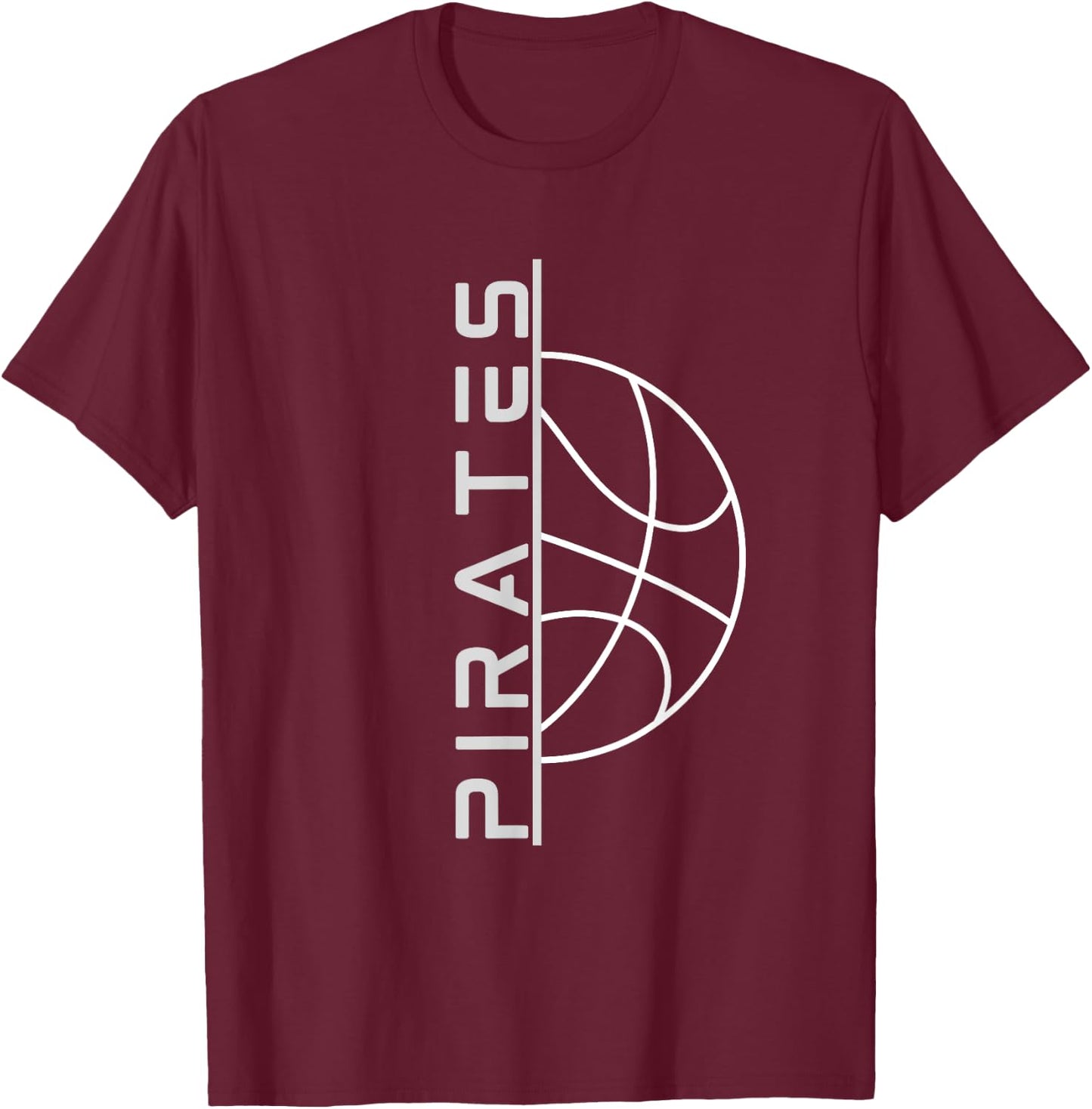 Pirates Basketball T-Shirt - T-Shirt | Maroon
