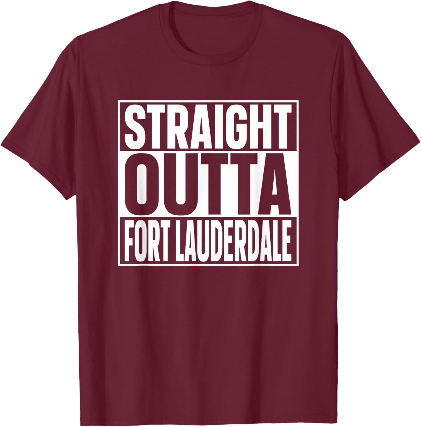 Fort Lauderdale T-Shirt - T-Shirt | Maroon