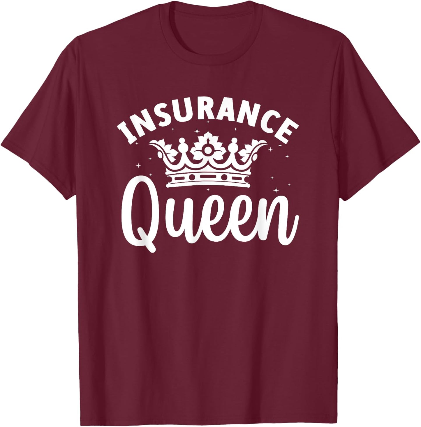 Cool Insurance Agent Art Mom Life Insurance Agent T-Shirt - T-Shirt | Maroon