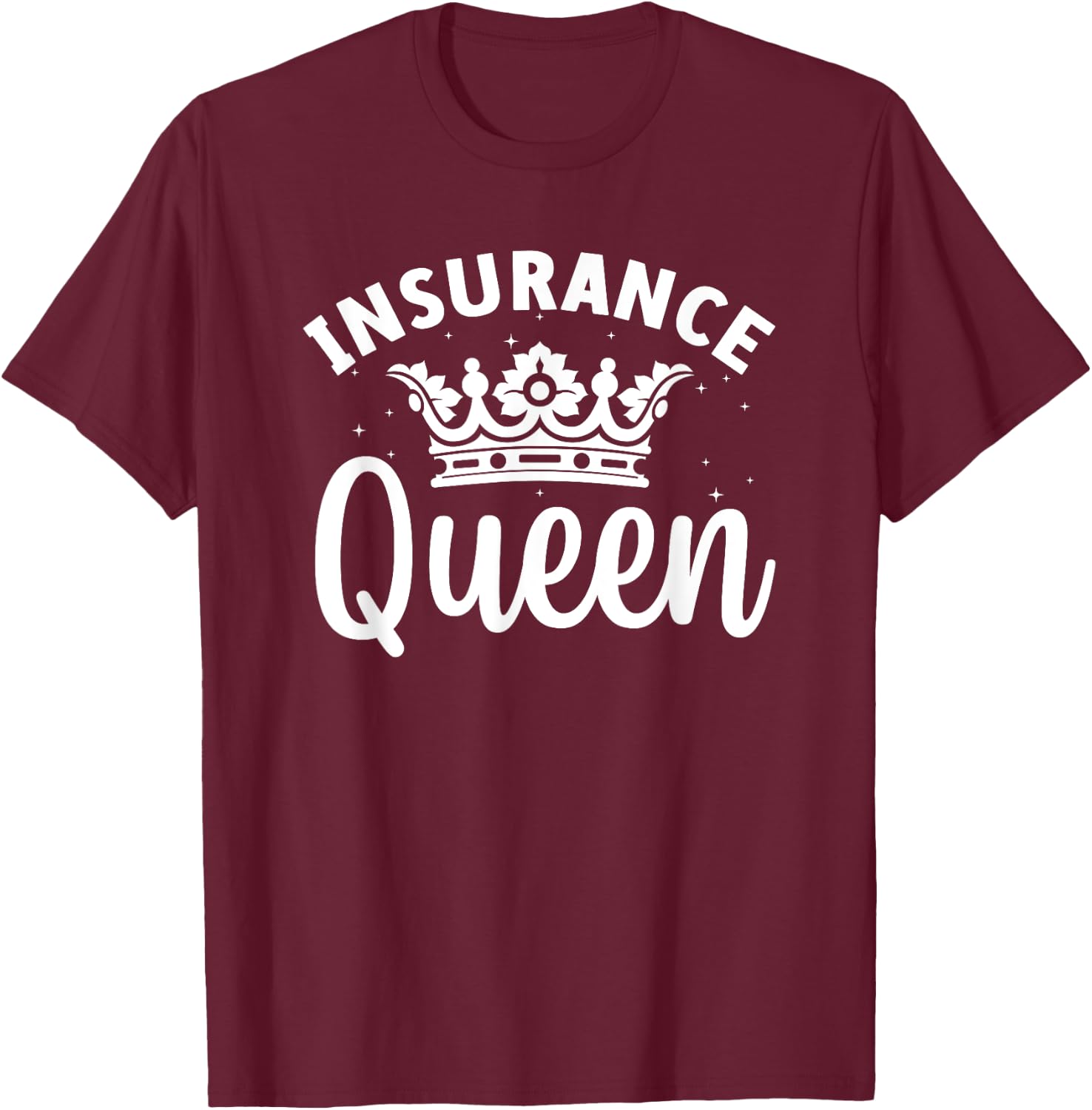 Cool Insurance Agent Art Mom Life Insurance Agent T-Shirt - T-Shirt | Maroon