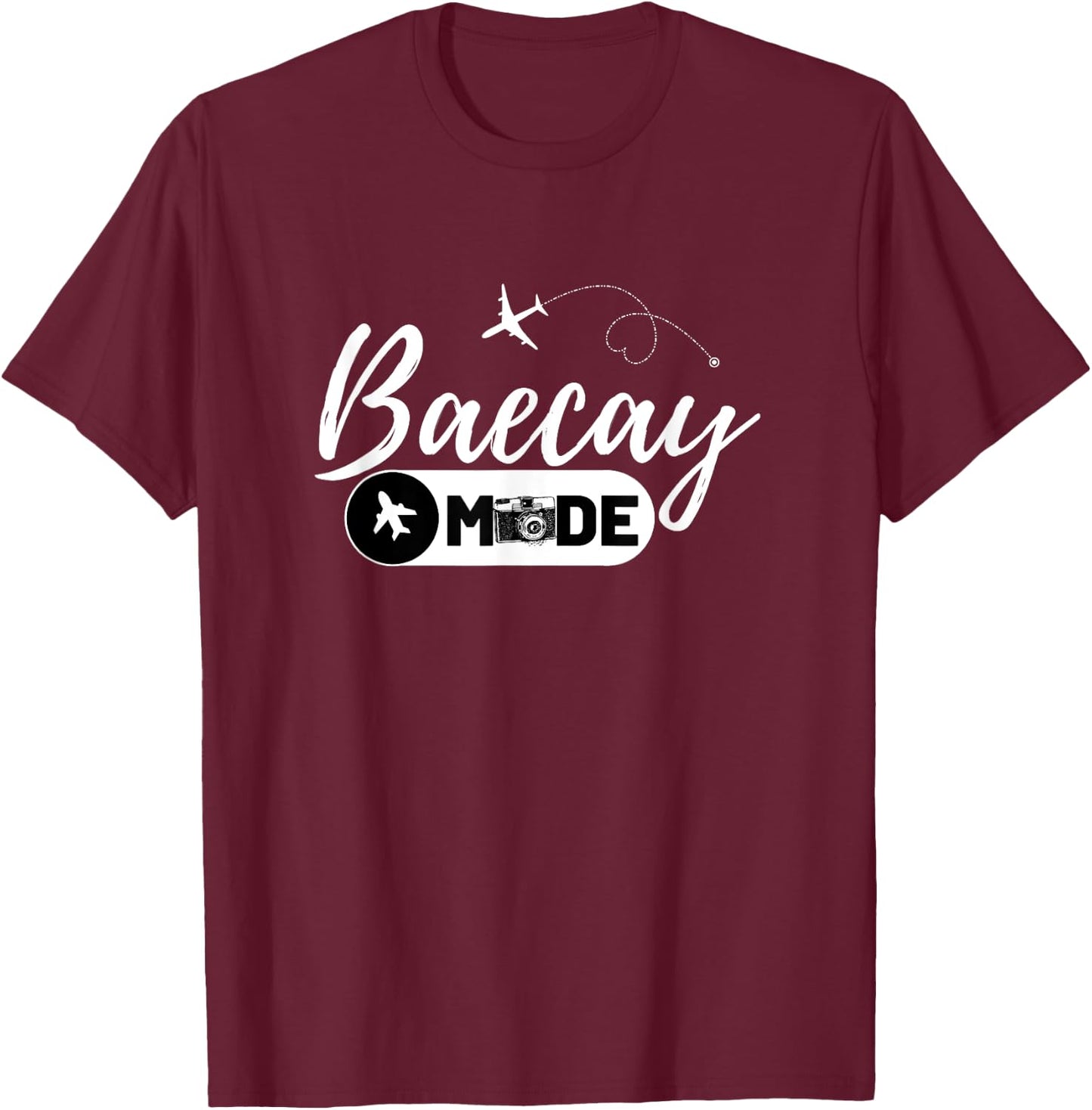 Baecay Mode Designs For Couples Bae King Bae Cation T-Shirt - T-Shirt | Maroon