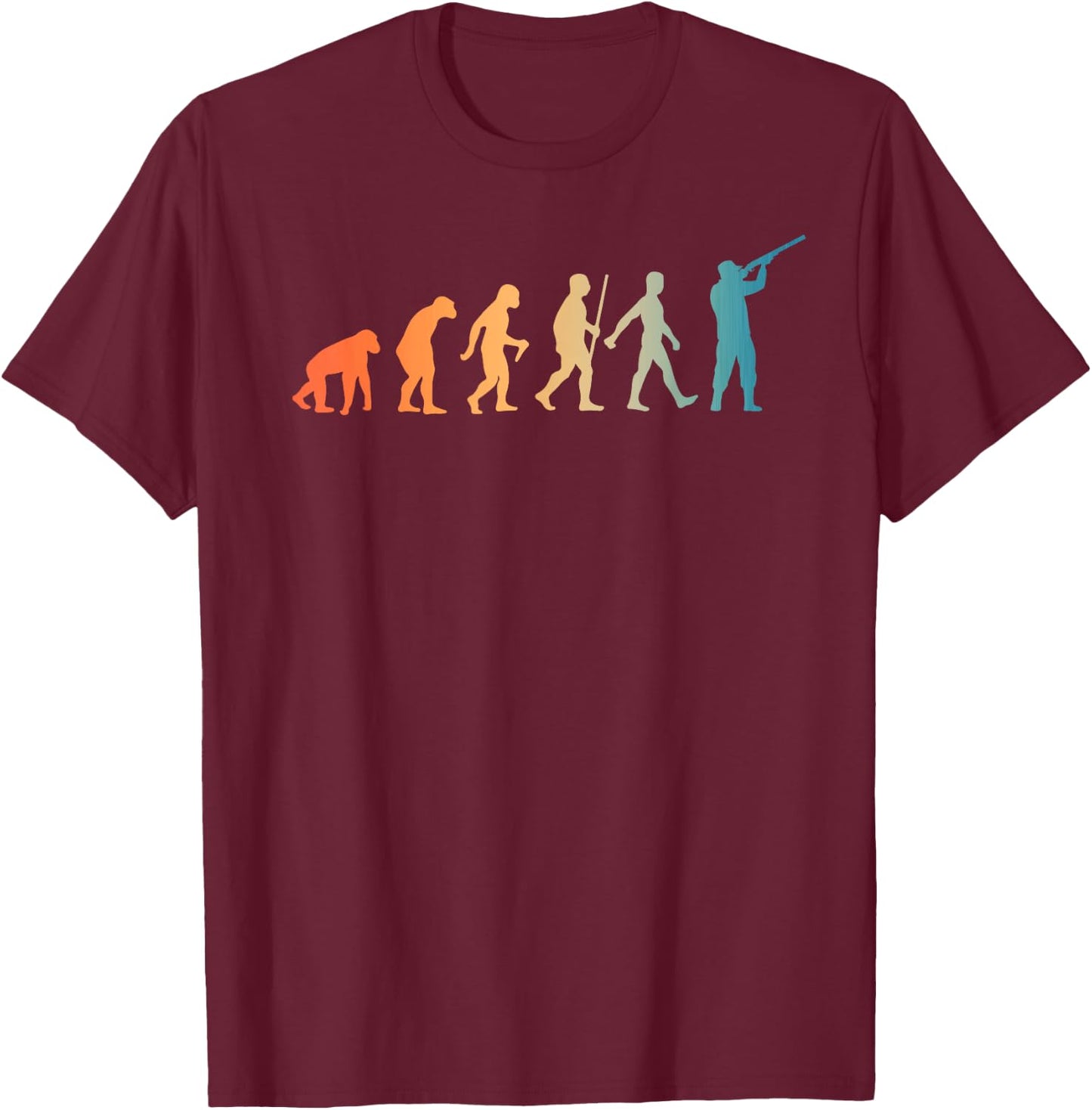 Cool Trap Shooting Women Clay Skeet Trap Shooting T-Shirt - T-Shirt | Maroon