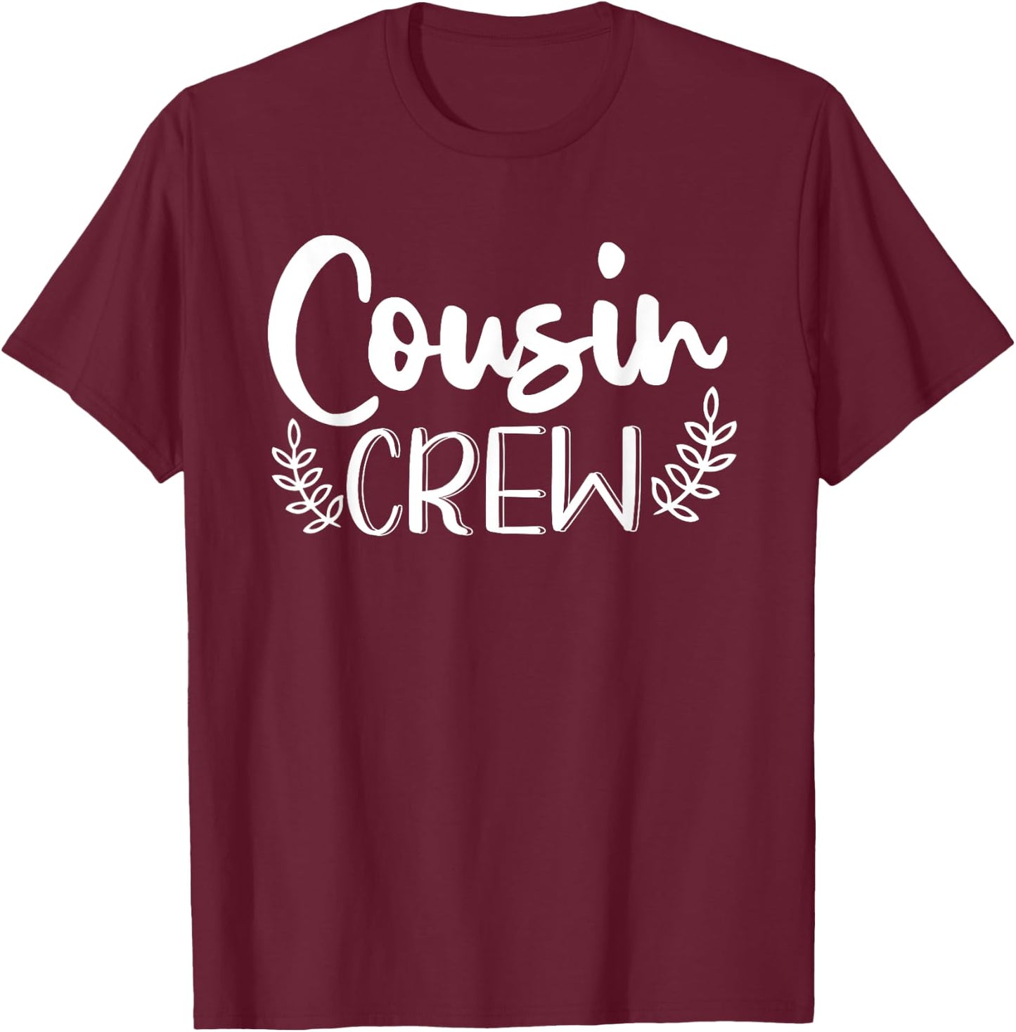 Cool Cousin Crew Women Kids Cousin Family Reunion T-Shirt - T-Shirt | Maroon