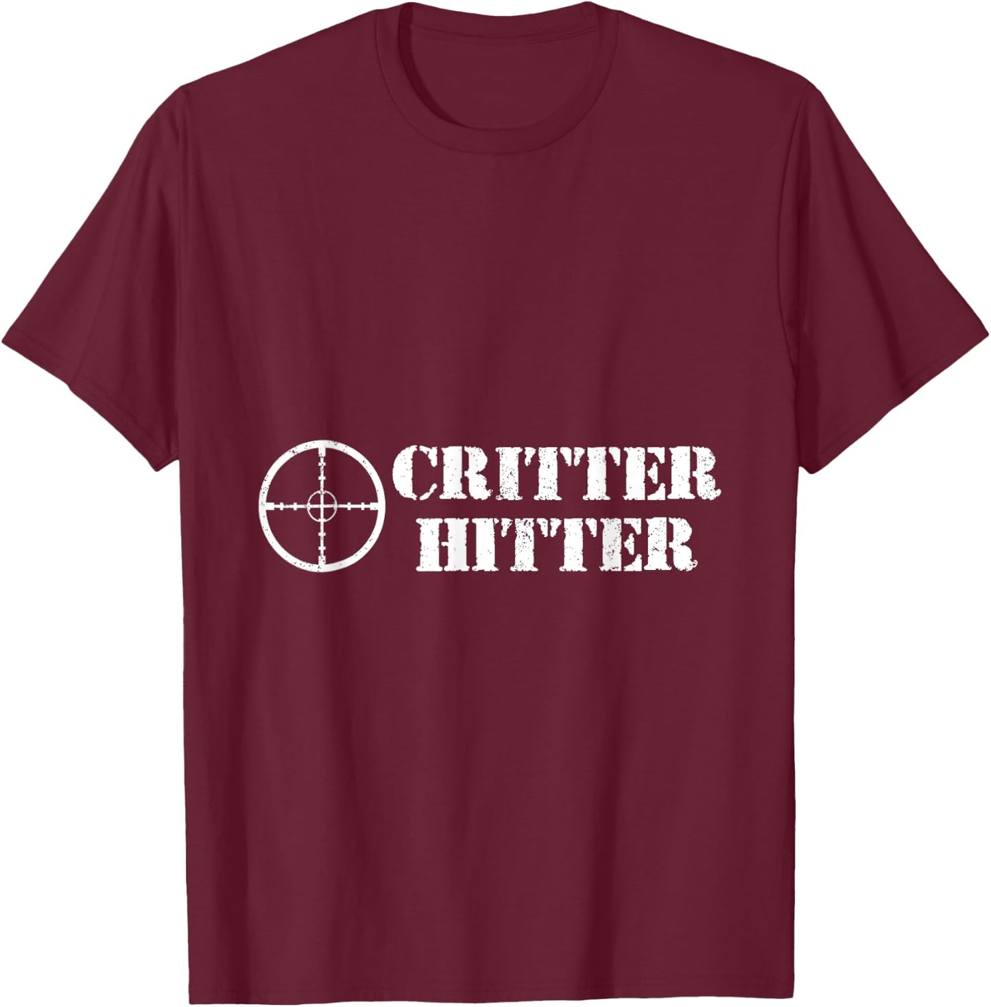 Critter Hitter T-Shirt - T-Shirt | Maroon