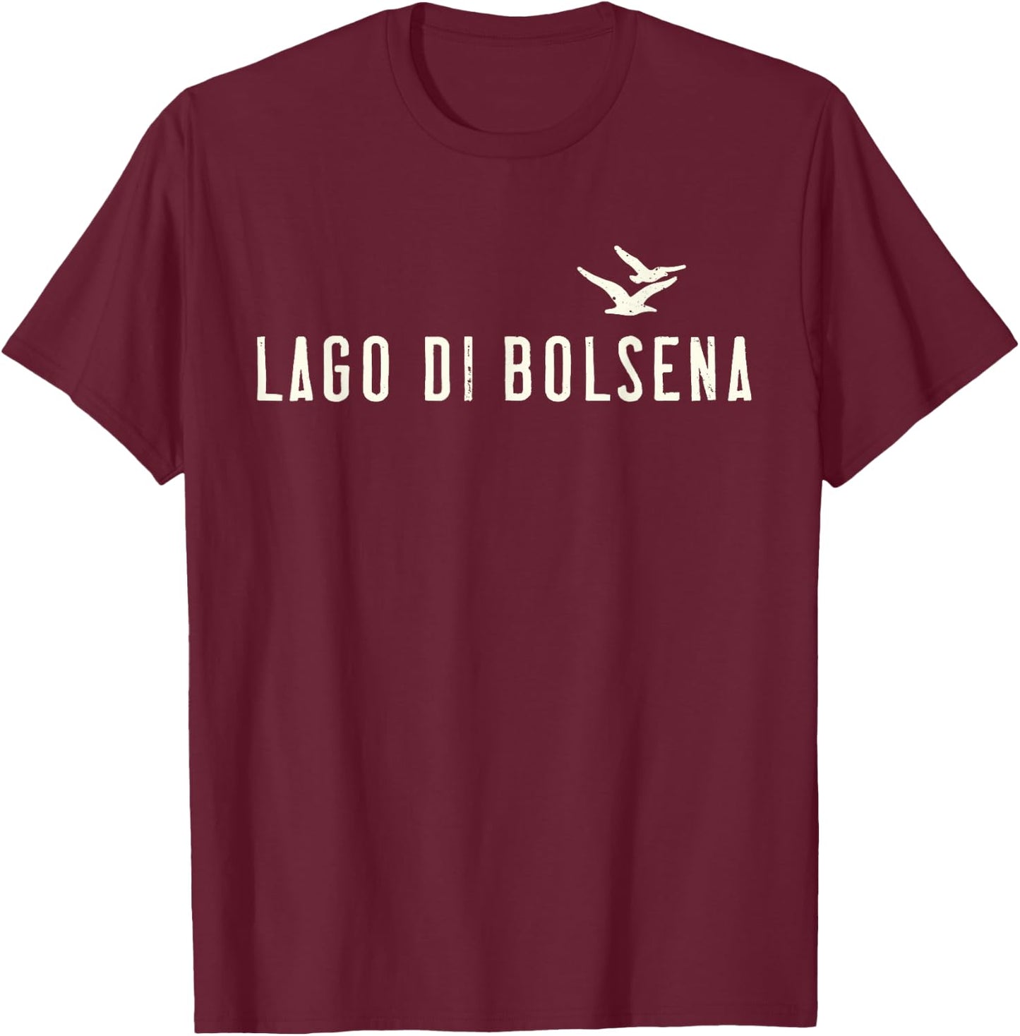 Lake Bolsena - Lago di Bolsena Lazio Holiday Italy T-Shirt - T-Shirt | Maroon
