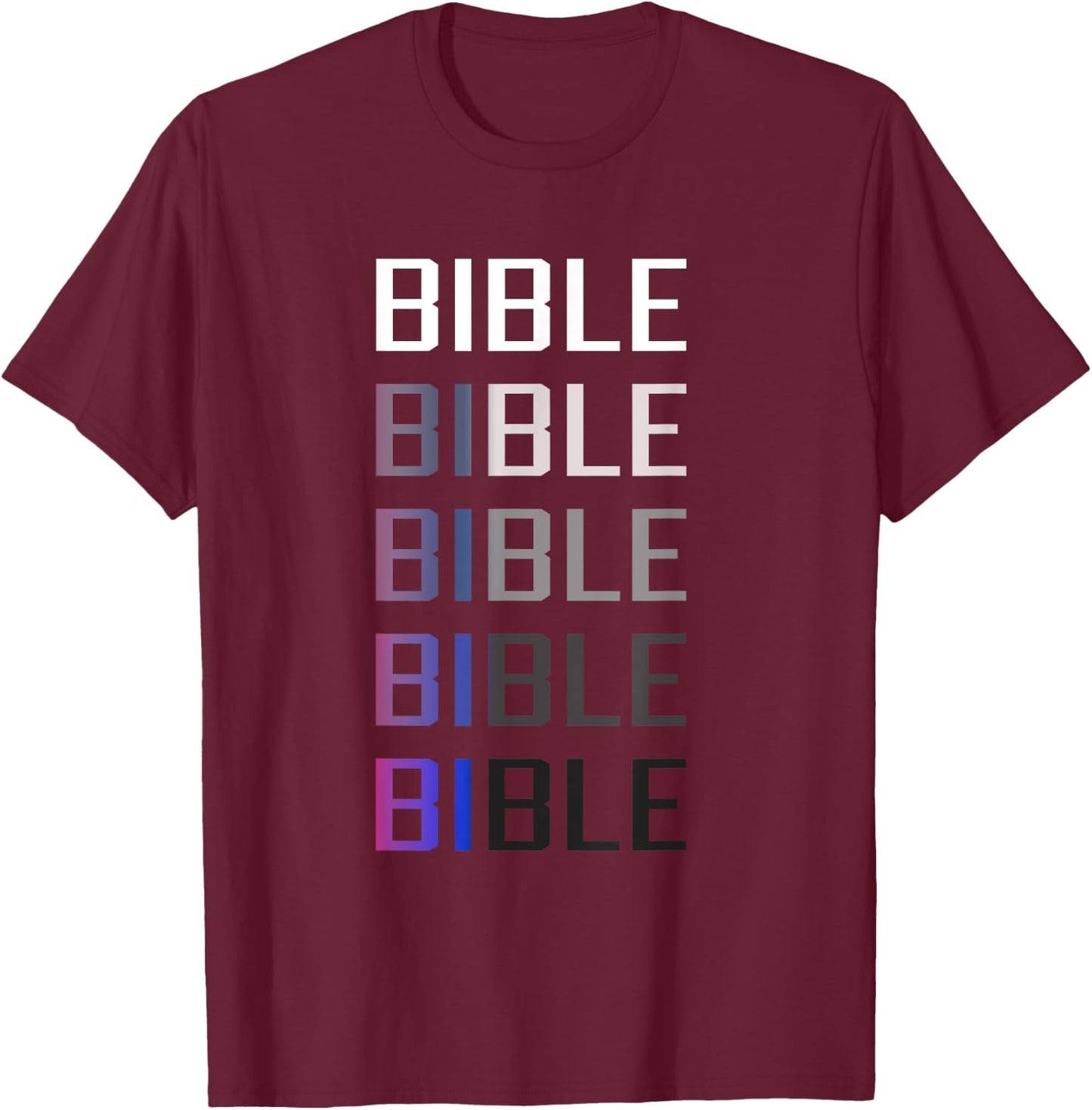 Meme funny Bible shirt - Bible T-Shirt - T-Shirt | Maroon