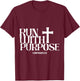 Run With Corinthians Purpose - Christian Faith Church Right T-Shirt - T-Shirt | Maroon