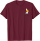 Pelican In The Pocket Cute Pocket Pelican Bird T-Shirt - T-Shirt | Maroon
