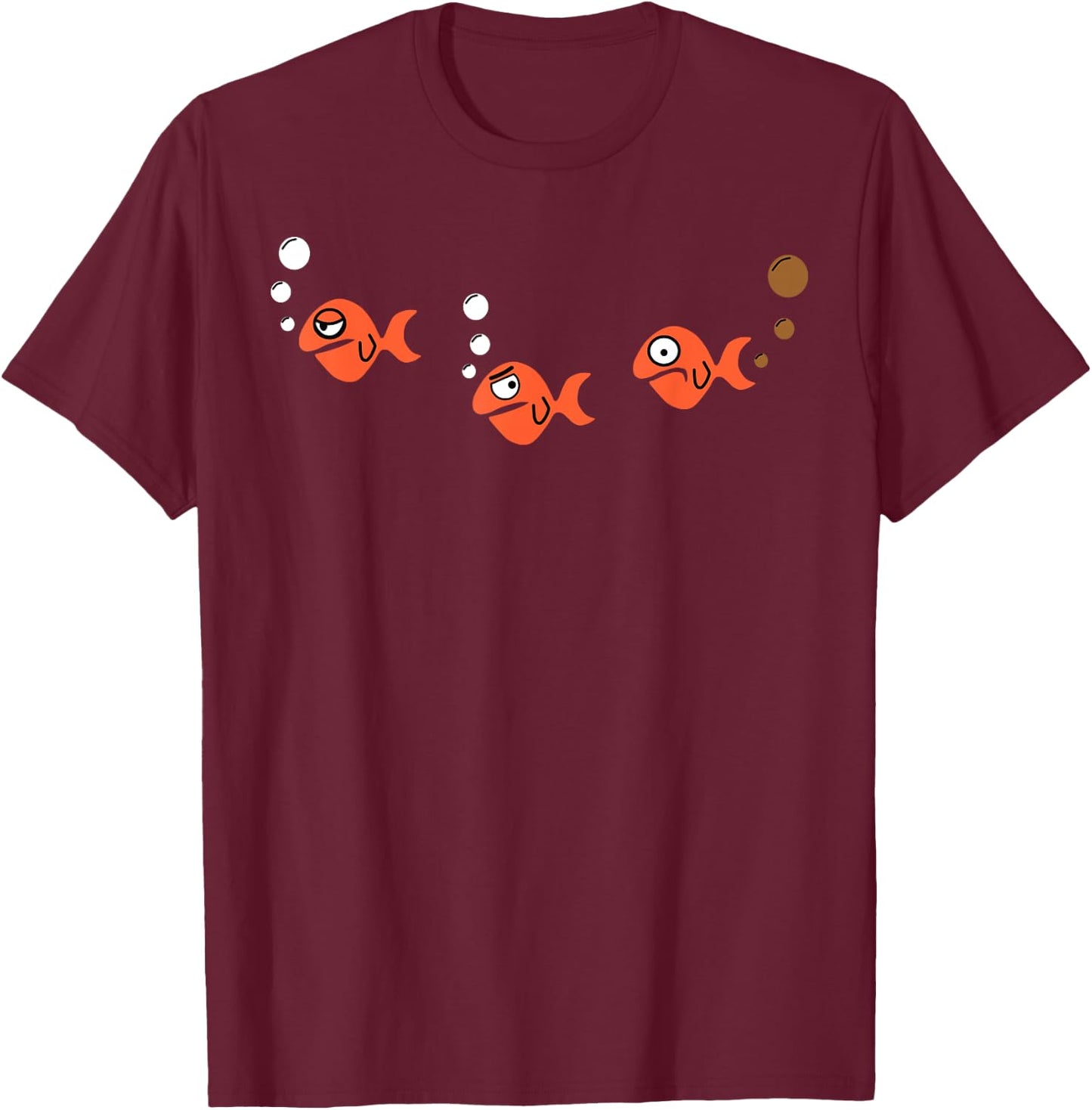 oops! - Goldfish - Aquarium friends T-Shirt - T-Shirt | Maroon