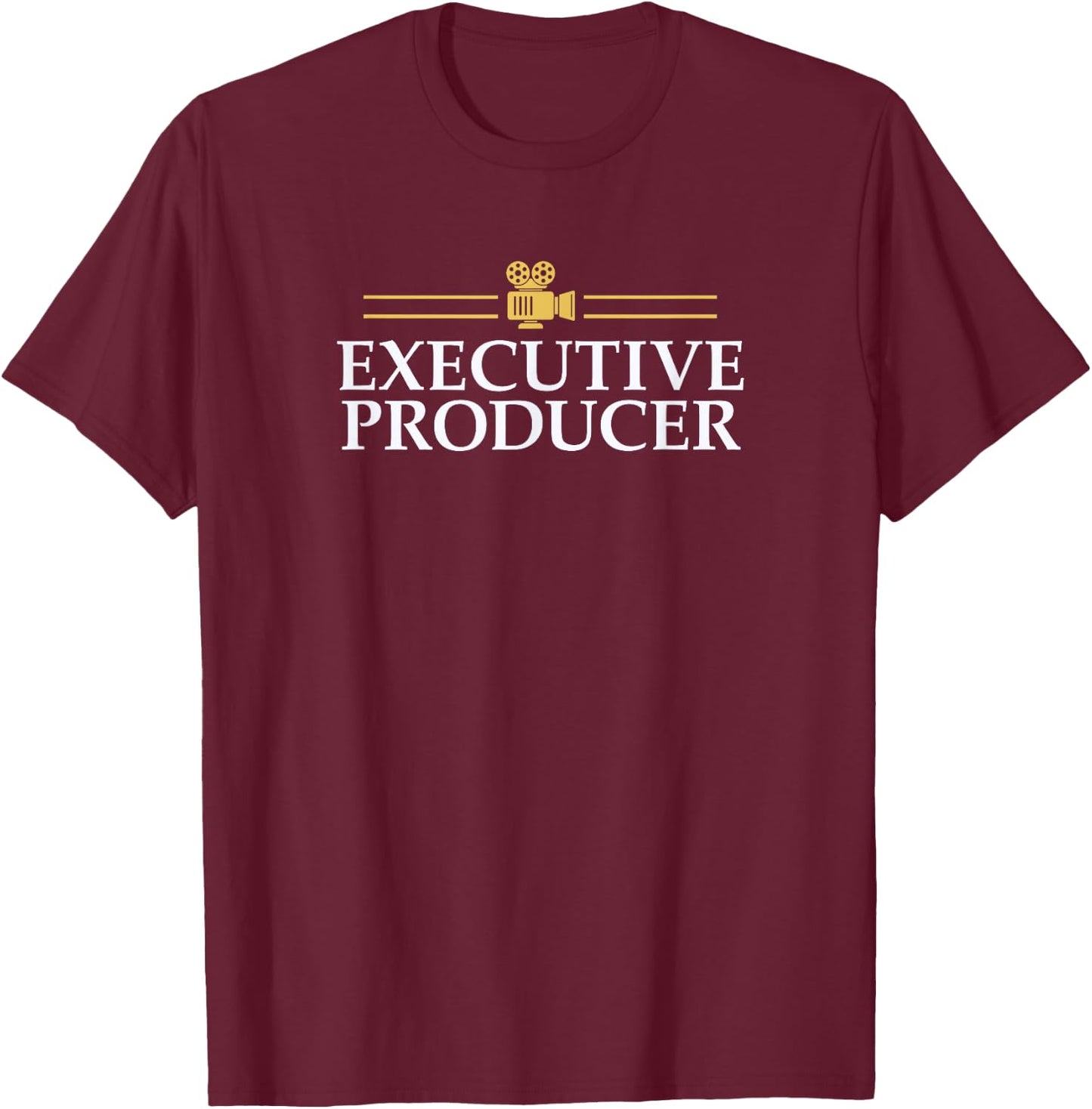 Executive Producer Film-Crew Filmmaker T-Shirt - T-Shirt | Maroon