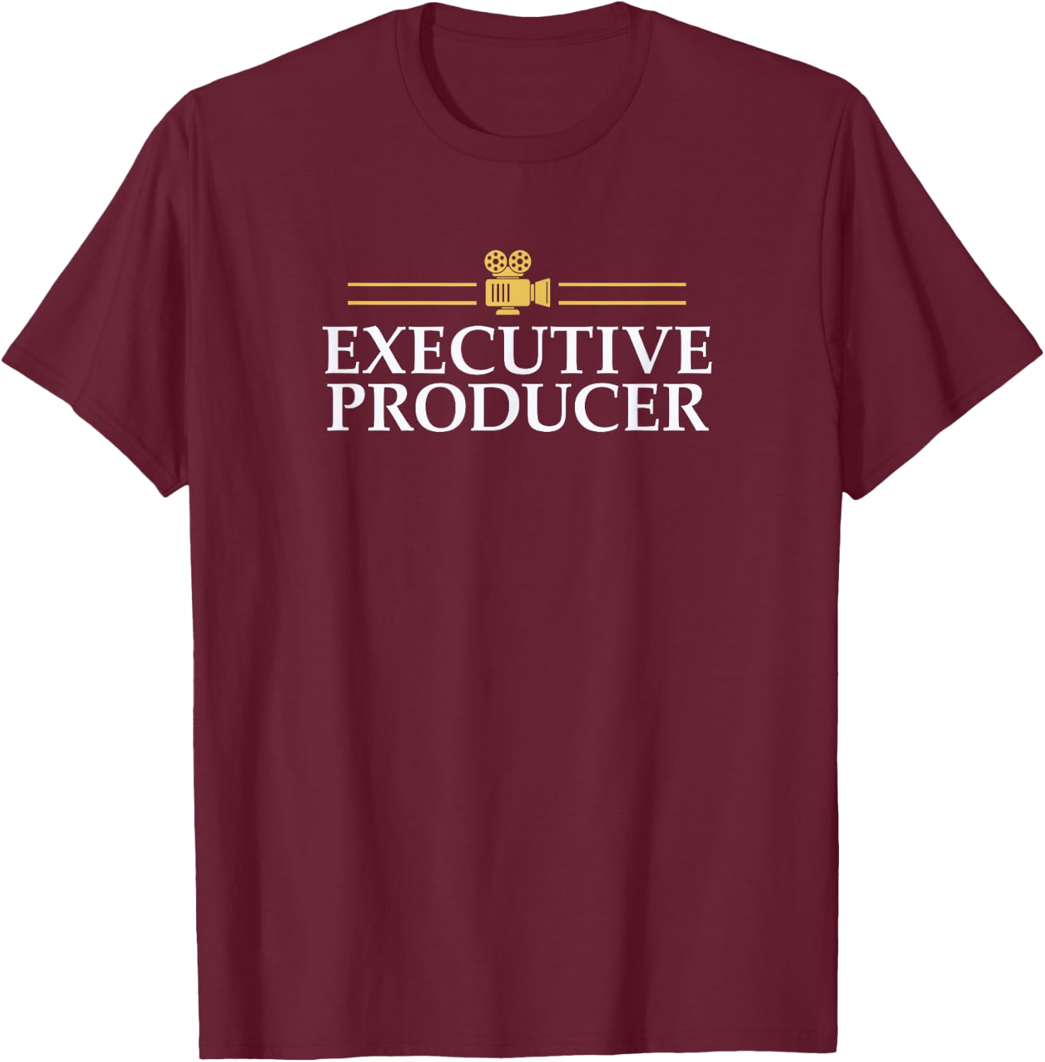 Executive Producer Film-Crew Filmmaker T-Shirt - T-Shirt | Maroon