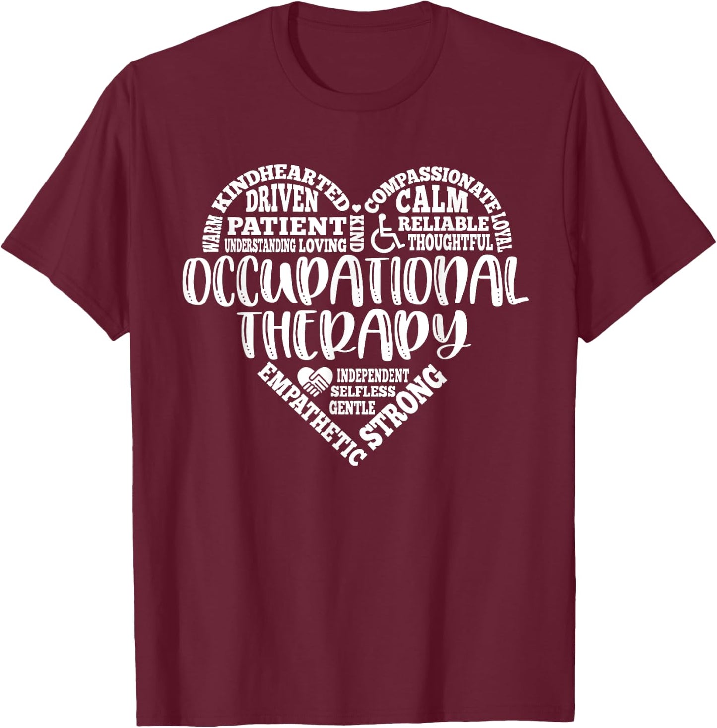 Occupational Therapy Pediatric Therapist OT Month Assistant T-Shirt - T-Shirt | Maroon