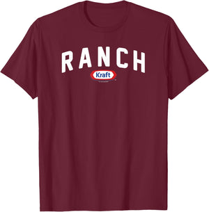 Heinz Kraft Ranch Classic Dressing Official Logo T-Shirt - T-Shirt | Maroon