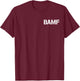 Bamf Badass Attitude Style T-Shirt - T-Shirt | Maroon