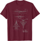 F-15E Strike Eagle Fighter Aircraft T-Shirt - T-Shirt | Maroon