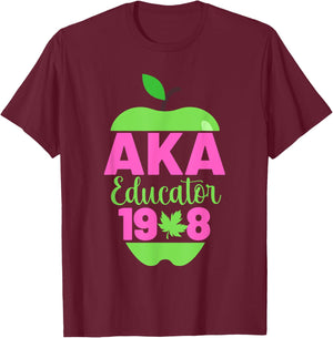 Cute Pretty Educators and Teacher Funny Aka Educator Student T-Shirt - T-Shirt | Maroon