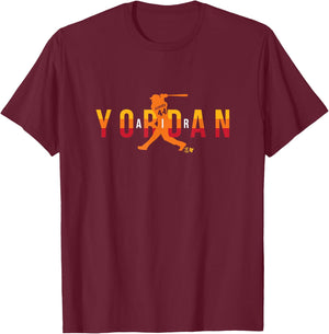 Yordan Alvarez - Air Yordan Swing - Houston Baseball T-Shirt - T-Shirt | Maroon