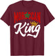 Moroccan King Morocco Moroccan Morocco Flag T-Shirt - T-Shirt | Maroon