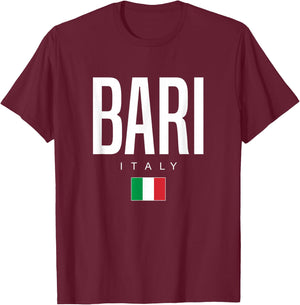 Bari Italy T-Shirt - T-Shirt | Maroon