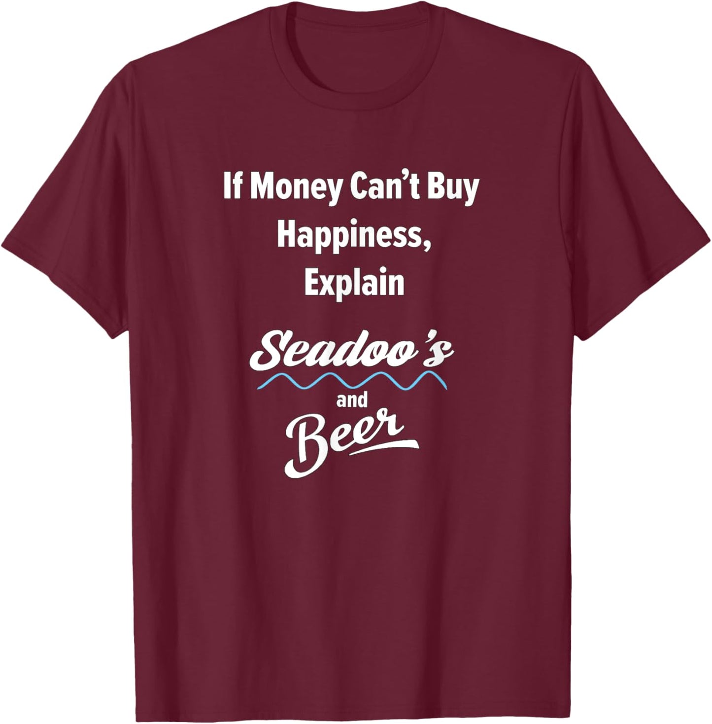 Big Wave - Seadoo's and Beer T-Shirt - T-Shirt | Maroon