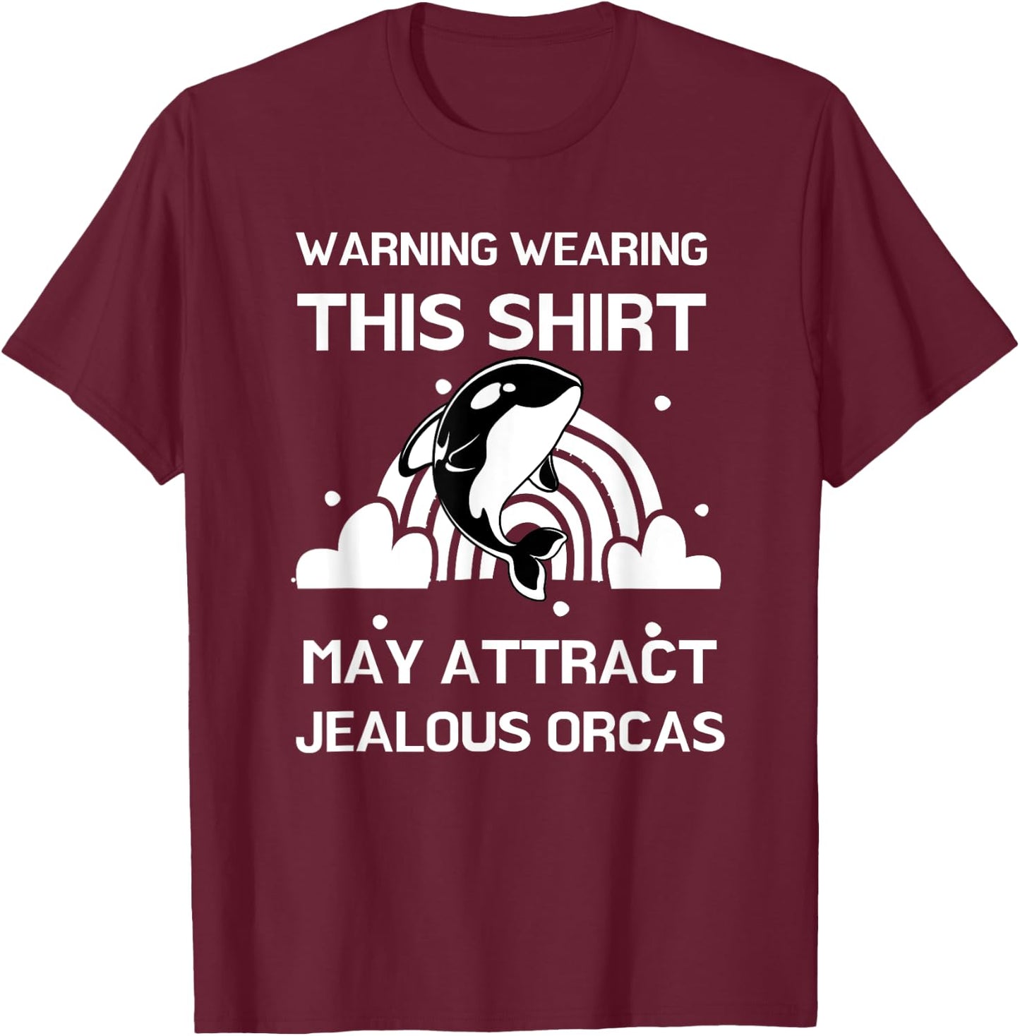 Funny Orca Unicorn Lover Seaworld Ocean Kids T-Shirt - T-Shirt | Maroon