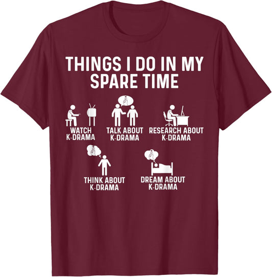 Korean Drama Watch K-Drama K Drama T-Shirt - T-Shirt | Maroon