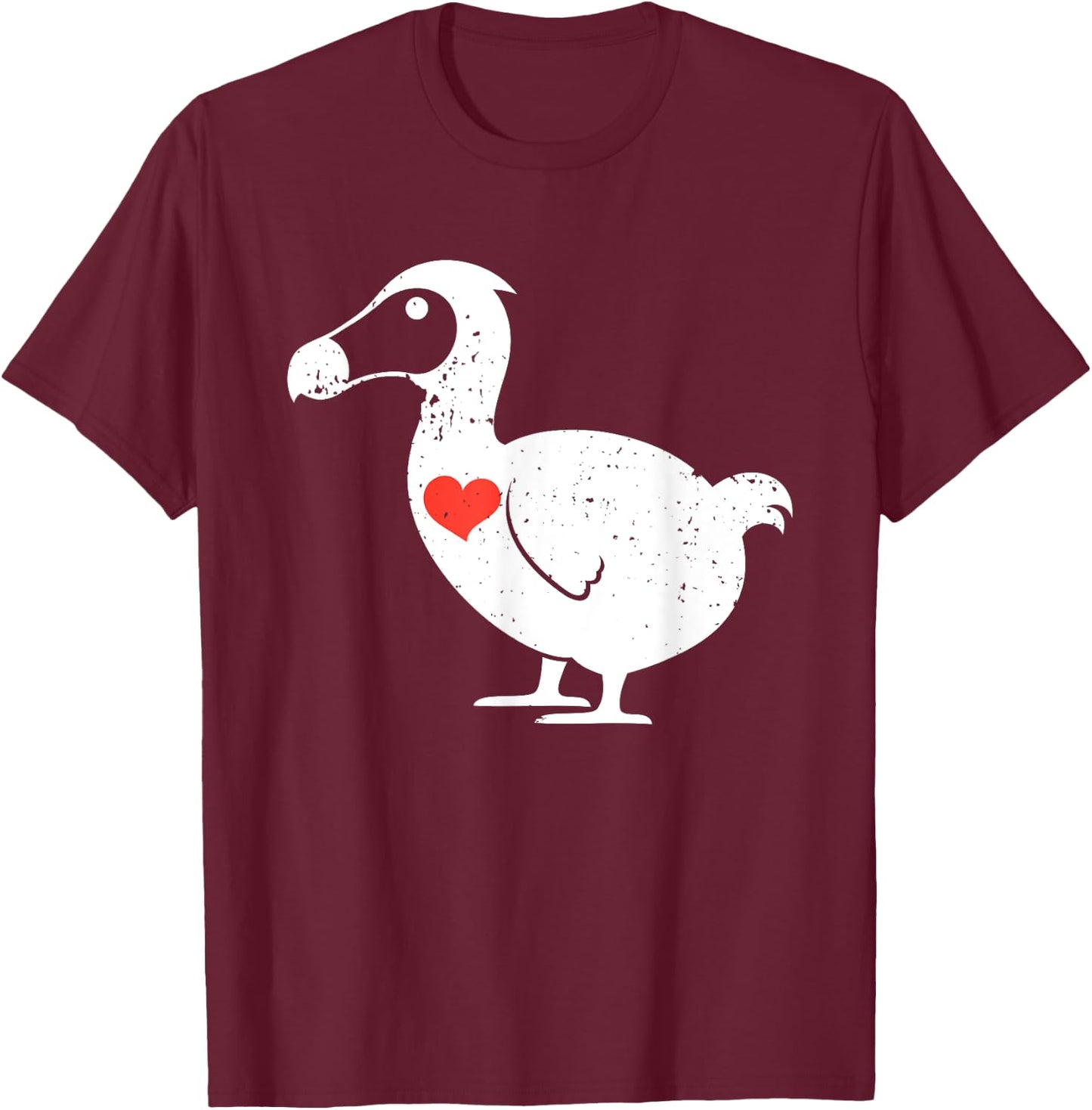 I Love Dodo Birds | Dodo Lover | Flightless Dodo T-Shirt - T-Shirt | Maroon