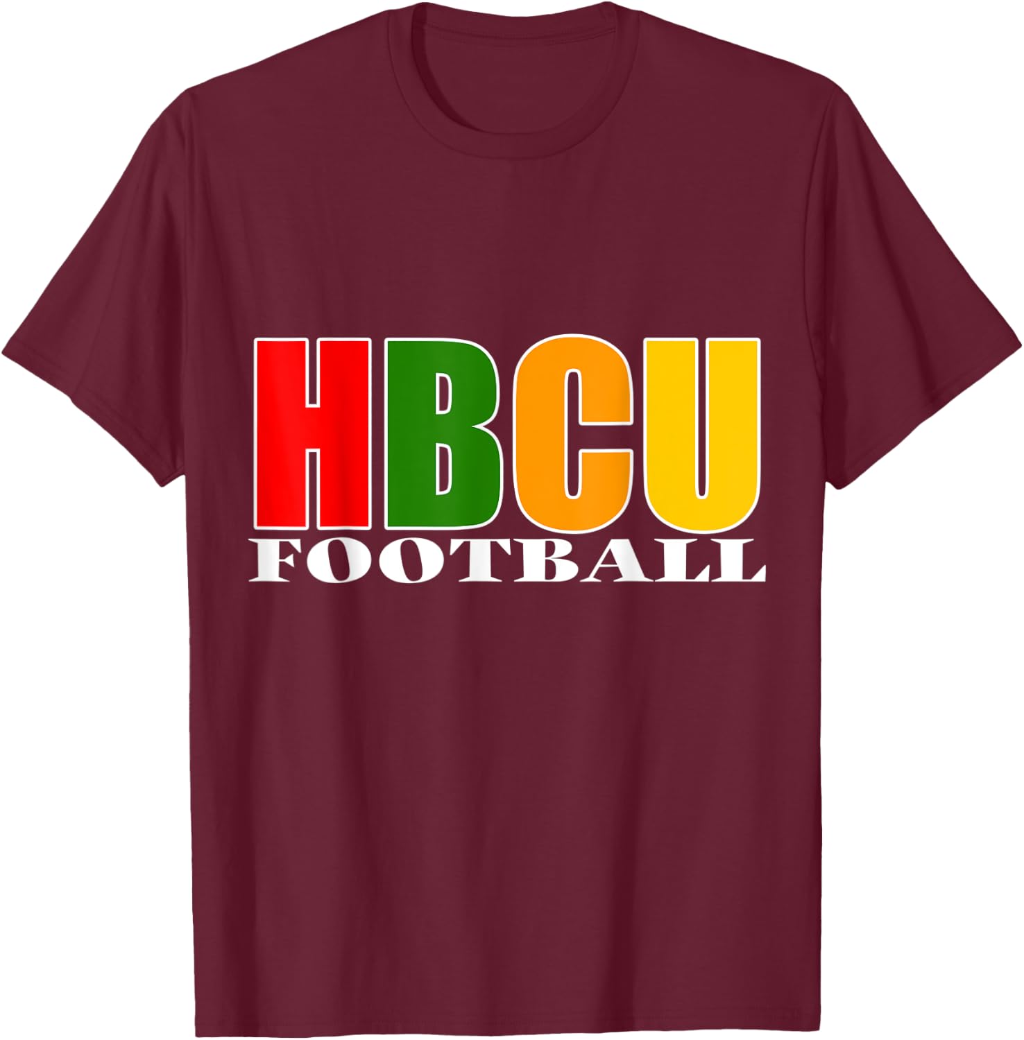 HBCU Football Apparel Historical Black college Alumni T-Shirt - T-Shirt | Maroon