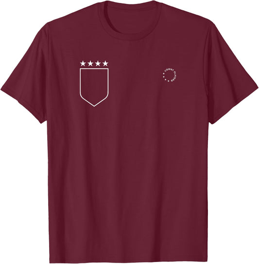 Lindsey Horan 10: Name & Number on Back - USWNT Soccer T-Shirt - T-Shirt | Maroon