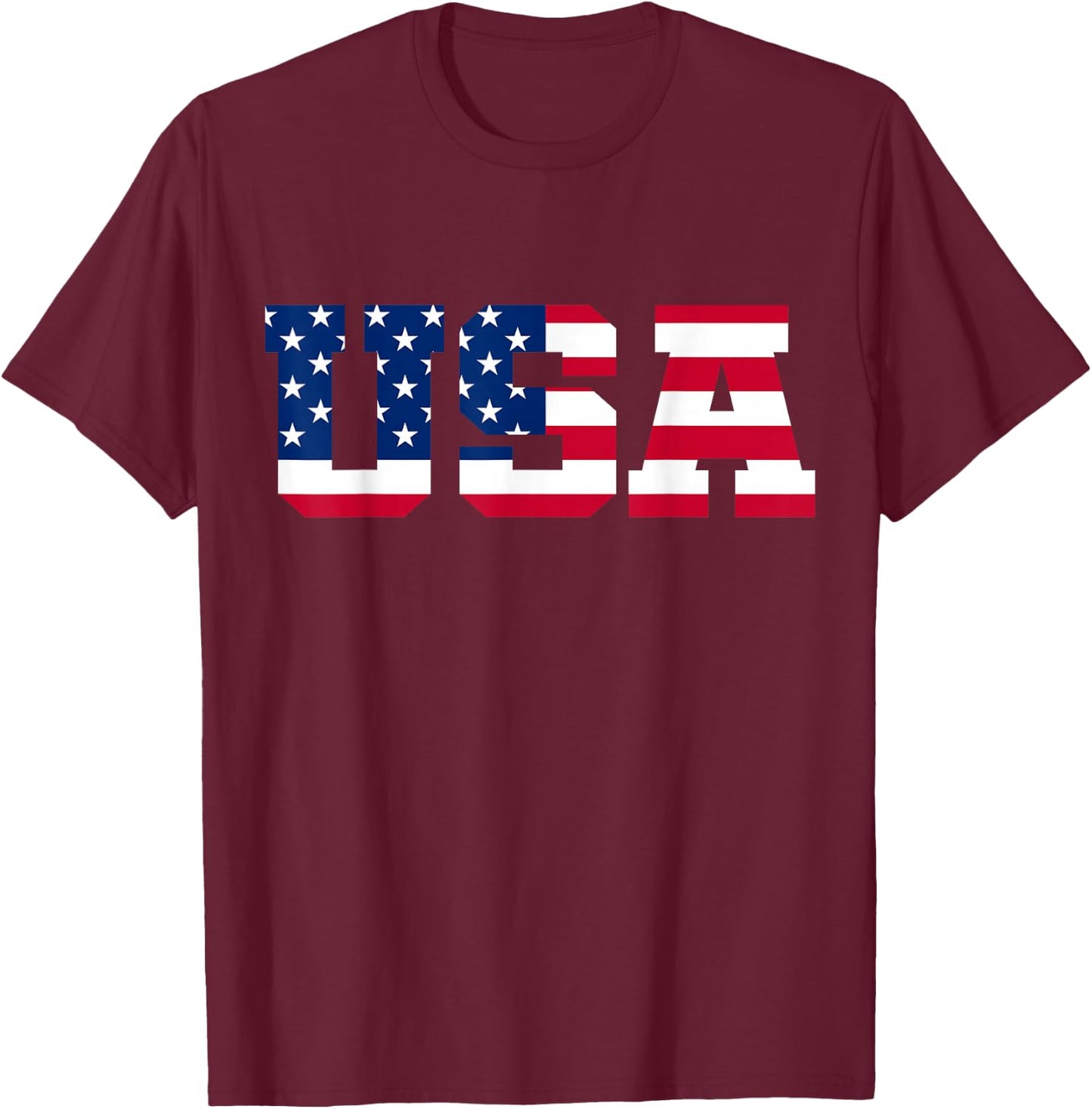 USA T-Shirt - T-Shirt | Maroon